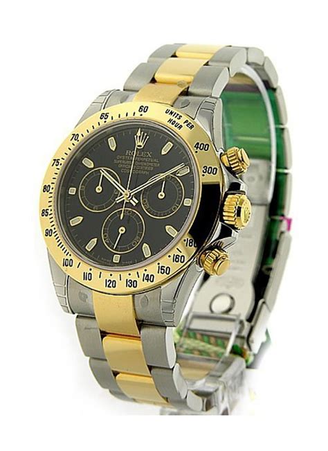 rolex cosmograph daytona two tone oyster bracelet circa 2004-5